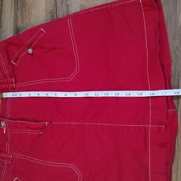 Karen Scott Size 6 Skort Skirt Red Shorts Summer‎ - Picture 5 of 6